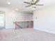 Spacious living room with carpet, and ceiling fan at 644 Barbour Farm Ln, Four Oaks, NC 27524