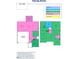 This image depicts flooring breaks in a house floor plan, showcasing different types of flooring in various rooms at 674 Barbour Farm Ln, Four Oaks, NC 27524