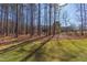 Wooded backyard with mature trees at 8780 Old Nc 86, Chapel Hill, NC 27516