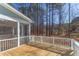 Screened porch overlooking wooded backyard at 8780 Old Nc 86, Chapel Hill, NC 27516