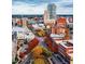 Downtown Durham, NC aerial view in Autumn at 1109 Prominence Dr., Homesite 17, Durham, NC 27712