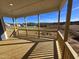 Covered patio or deck with a view of the backyard and neighborhood at 1109 Prominence Dr., Homesite 17, Durham, NC 27712