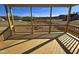 Covered patio or deck overlooking a backyard and surrounding neighborhood at 1109 Prominence Dr., Homesite 17, Durham, NC 27712