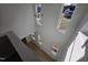 View of two-story foyer with hardwood floors and natural light at 1109 Prominence Dr., Homesite 17, Durham, NC 27712