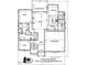 A detailed first floor plan for a new home construction at 51 Autumn Gate St, Pittsboro, NC 27312