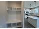Functional entryway with built-in bench and cubbies at 99 Mapledale Ct, Benson, NC 27504