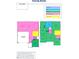 Flooring plan with color-coded floor types for first and second floor of the home at 370 Fast Pitch Ln, Four Oaks, NC 27524