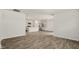 Open-concept kitchen with stainless steel appliances and a center island at 3604 Drafton Dr, Raleigh, NC 27610