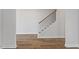 Hallway leading to staircase at 134 Black Walnut Dr # 205, Garner, NC 27529