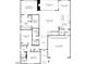 Detailed floor plan of the home, showcasing layout and room dimensions at 208 Regency Ridge Dr, Holly Springs, NC 27540