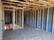 Unfinished upper floor framing with open space and visible structure at 5037 Trotter Dr, Raleigh, NC 27603
