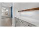 Modern kitchen pantry with white cabinets and marble countertop at 114 Sanderway Dr, Chapel Hill, NC 27516