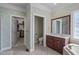 Bathroom with toilet, shower, and vanity at 7220 Dime Dr, Raleigh, NC 27606