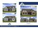 Various exterior elevations for this charming home, showcasing different design options at 135 Ironwood Blvd # 49, Youngsville, NC 27596