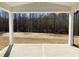 Covered patio overlooking a spacious backyard area, perfect for relaxing outdoors at 367 W Amber Oak Dr # 53, Selma, NC 27576