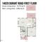 A detailed first floor floorplan showing the layout of the home including the kitchen, Gathering room, and garage at 14020 Durant Rd, Raleigh, NC 27614