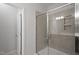 Bathroom with tiled shower and tub at 207 Chesapeake Commons Street # 80, Garner, NC 27529