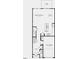 Floorplan of the first floor of the townhome at 289 Hank Way, Angier, NC 27501