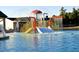 Community sprayground with water features for children to play in at 141 Greenview St, Clayton, NC 27520