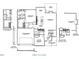 Detailed first floor plan showcasing layout with kitchen, living room, Primary suite, and garage at 100 Firefly Ln, Louisburg, NC 27549