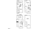 Detailed floor plan showcasing the layout of this multi-story home, including a rooftop patio at 227 Woodsborough Pl, Raleigh, NC 27601
