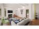 Spacious living area with fireplace and large windows at 4416 Arrowhead Trl, Hillsborough, NC 27278
