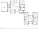 Detailed floor plan showcasing the layout of the home, including the kitchen, bedrooms, garage, and Gathering room at 9105 Overlook Crest Dr, Wake Forest, NC 27587