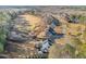 Bird's eye view of a neighborhood featuring well-manicured lawns, mature trees, and a picturesque golf course at 649 Riverwood Dr, Clayton, NC 27527