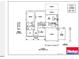 Detailed first-floor plan showcasing the layout of a Kennedy home by Westan Homes at 649 Riverwood Dr, Clayton, NC 27527