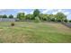 Expansive backyard with a privacy fence at 71 Nolan Ct, Lillington, NC 27546