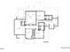 Second floor layout illustrating bedrooms, recreation room and unfinished storage space at 126 Harvest Ln, Pittsboro, NC 27312