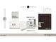 This design features a modern sink and stainless steel finishes with white and gray tones at 126 Harvest Ln, Pittsboro, NC 27312