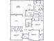 Second story floor plan featuring the primary bedroom, additional bedrooms, and a loft area at 90 Bold Dr, Youngsville, NC 27596