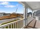 Balcony view of a new neighborhood under construction on a bright day at 2820 Lacy Holt Rd, Graham, NC 27253