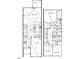 Detailed floor plan showcasing the layout of this townhouse at 1343 Bessie Ct, Wake Forest, NC 27587