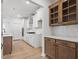Kitchen with white cabinets, subway tile backsplash, and stainless steel appliances at 9237 Kitchin Farms Way # 429, Wake Forest, NC 27587