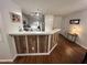 Modern kitchen with white countertops, stainless steel appliances, and bar seating at 129 Sturbridge Dr # 15, Clayton, NC 27520