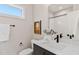 Modern bathroom featuring a white vanity, and glass shower at 2401 E Main St, Durham, NC 27703