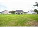 Home exterior showcasing a wide lawn and view of surrounding properties at 138 Abingdon Farms Dr, Selma, NC 27576