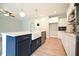 Contemporary kitchen with a center island, stainless steel appliances, and a stylish faucet at 236 Abingdon Farms Dr, Selma, NC 27576
