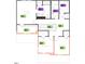 Second floor plan shows bedrooms, bathrooms, and linen closets in detailed layout at 19 Longdale Dr, Graham, NC 27253
