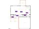 Layout displays home's first floor plan with a Gathering room, kitchen, nook, and garage at 19 Longdale Dr, Graham, NC 27253