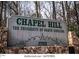 Chapel Hill, University of North Carolina sign at 146 Weavers Grove Dr # 122, Chapel Hill, NC 27514