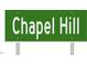 Green road sign displaying the name Chapel Hill at 146 Weavers Grove Dr # 122, Chapel Hill, NC 27514