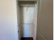 This closet offers metal racks, bright walls and floors, and ample storage at 199 Grand Griffon Way, Lillington, NC 27546
