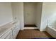 Bathroom with double vanity, shower, and bathtub at 217 Grand Griffon Way, Lillington, NC 27546