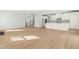 Open-concept living space showing wood floors and kitchen with stainless steel oven and cooktop at 313 Mason Oaks Dr, Wake Forest, NC 27587