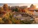 Rendering of a community park with walking bridge, pond and seating at 704 Chatham View Rd # 12, Cary, NC 27511
