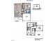 Monroe floor plan featuring the first and second floor of the home at 1129 Brookfield Dr, Gibsonville, NC 27249