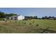 Spacious lot showcasing a well-kept lawn, mature trees, and a charming home at 3027 Nc Highway 210, Smithfield, NC 27577